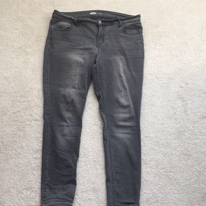 Super skinny grey jeans